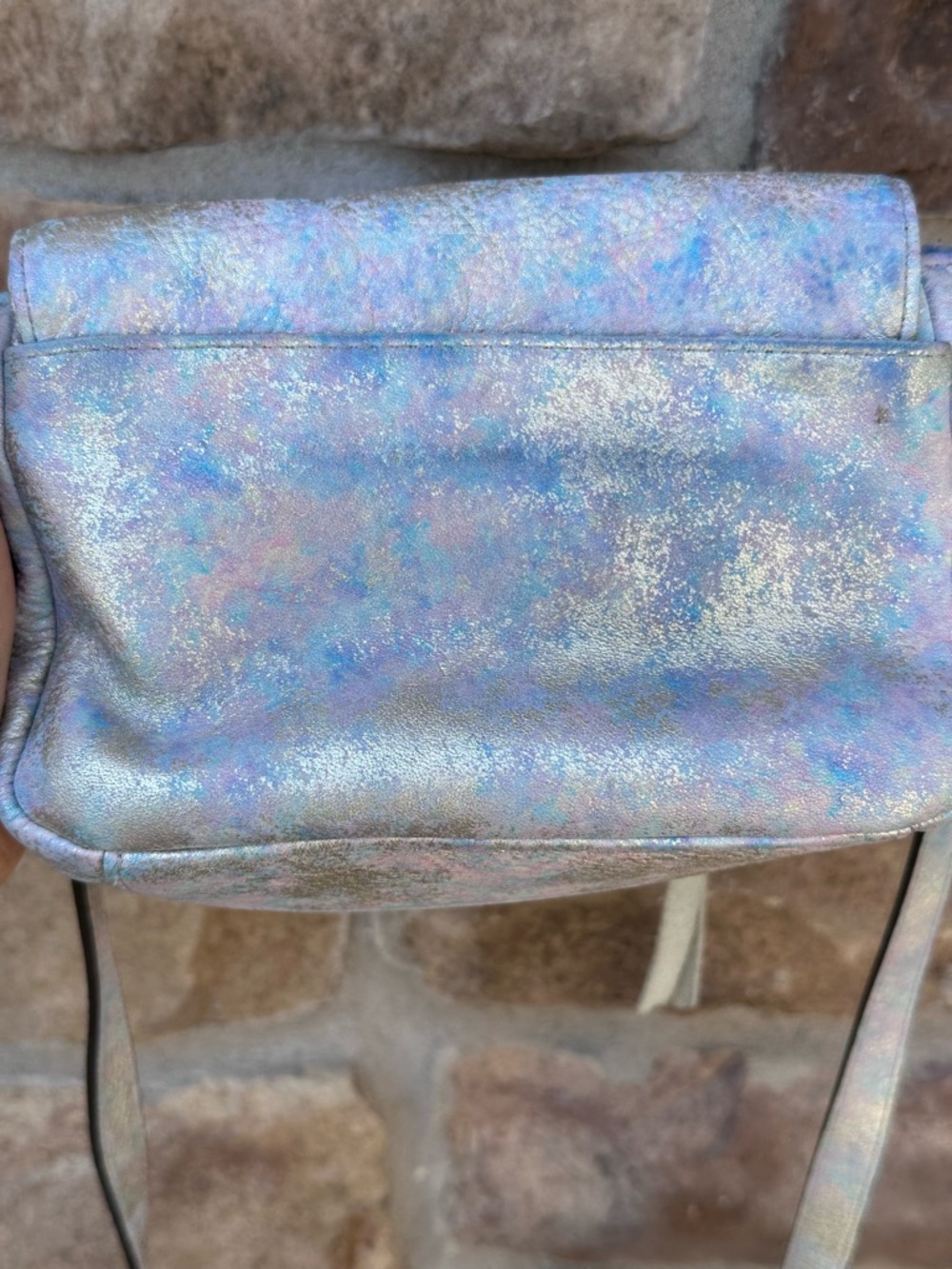 Aimee Kestenberg Iridescent White Crossbody Bag - Picture 2 of 6